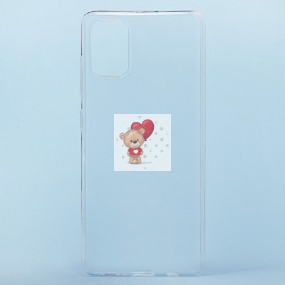 Чехол-накладка для Samsung A515 Galaxy A51 4G (прозрачный) - Ultra Slim