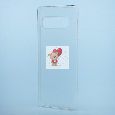 Чехол-накладка для Samsung G973 Galaxy S10 (прозрачный) - Ultra Slim