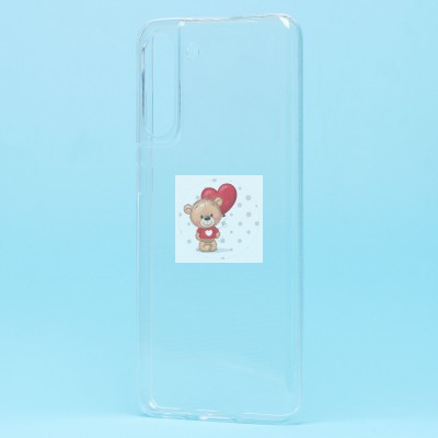 Чехол-накладка для Samsung G990 Galaxy S21FE (прозрачный) - Ultra Slim