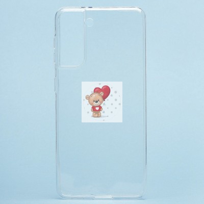 Чехол-накладка для Samsung G991 Galaxy S21 (прозрачный) - Ultra Slim