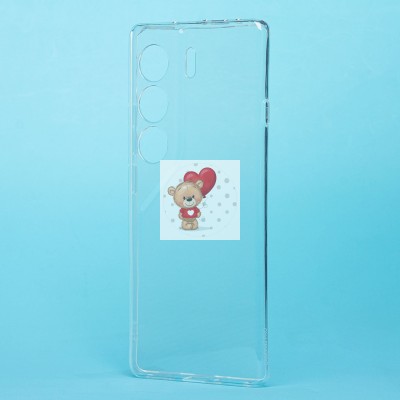 Чехол-накладка для Tecno Camon 40 Pro 4G (прозрачный) - Ultra Slim