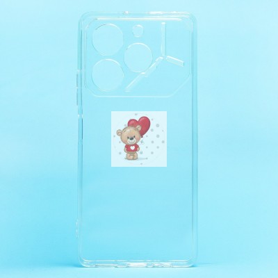 Чехол-накладка для Tecno Pova 6 Pro 5G (прозрачный) - Ultra Slim