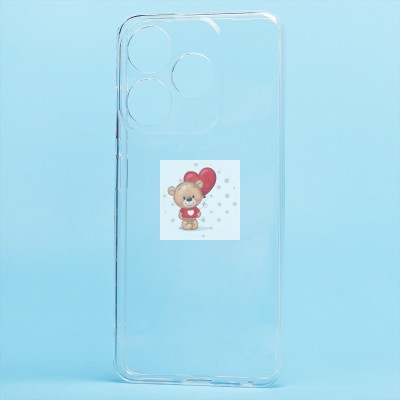 Чехол-накладка для Tecno Spark 10 4G (прозрачный) - Ultra Slim