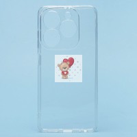 Чехол-накладка для Tecno Spark 20C (прозрачный) - Ultra Slim