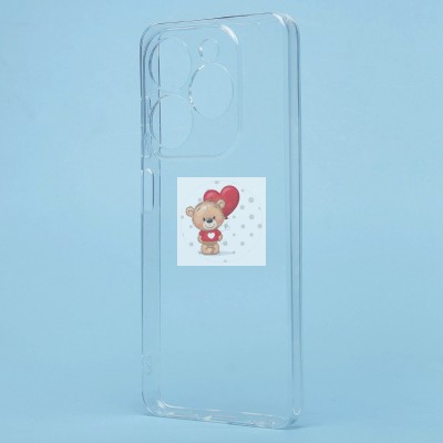 Чехол-накладка для Tecno Spark 20C (прозрачный) - Ultra Slim