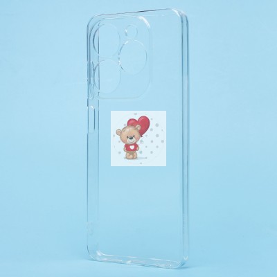 Чехол-накладка для Tecno Spark 20C (прозрачный) - Ultra Slim