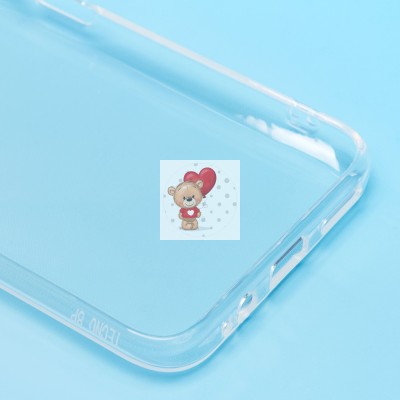 Чехол-накладка для Tecno Spark 8P (прозрачный) - Ultra Slim