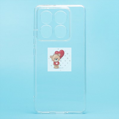 Чехол-накладка для Xiaomi 14T Pro (прозрачный) - Ultra Slim Чехол-накладка для Xiaomi 14T Pro (прозрачный) - Ultra Slim
