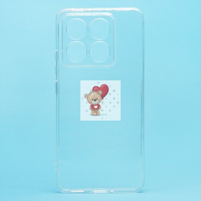 Чехол-накладка для Xiaomi 14T (прозрачный) - Ultra Slim Чехол-накладка для Xiaomi 14T (прозрачный) - Ultra Slim