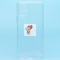 Чехол-накладка для Xiaomi Poco F4 (прозрачный) - Ultra Slim