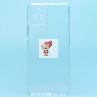 Чехол-накладка для Xiaomi Poco F4 (прозрачный) - Ultra Slim