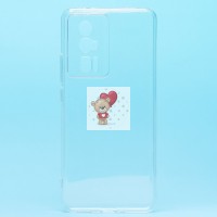 Чехол-накладка для Xiaomi Poco F5 Pro (прозрачный) - Ultra Slim