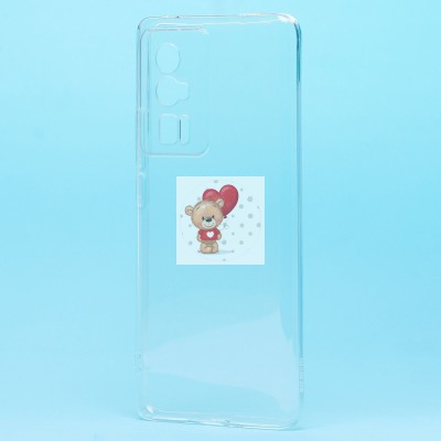 Чехол-накладка для Xiaomi Poco F5 Pro (прозрачный) - Ultra Slim