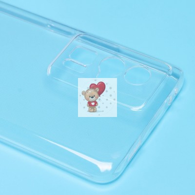 Чехол-накладка для Xiaomi Poco F5 Pro (прозрачный) - Ultra Slim