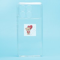 Чехол-накладка для Xiaomi Poco F6 Pro (прозрачный) - Ultra Slim