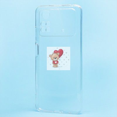 Чехол-накладка для Xiaomi Poco M4 Pro 4G (прозрачный) - Ultra Slim