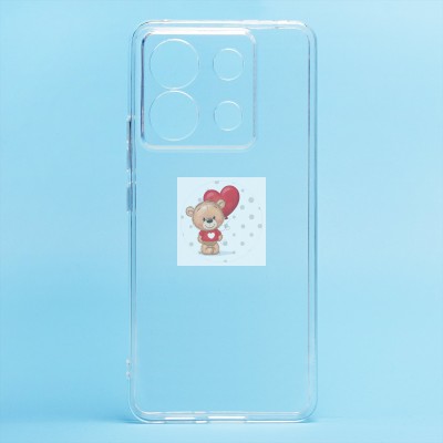 Чехол-накладка для Xiaomi Poco X6 5G (прозрачный) - Ultra Slim Чехол-накладка для Xiaomi Poco X6 5G (прозрачный) - Ultra Slim