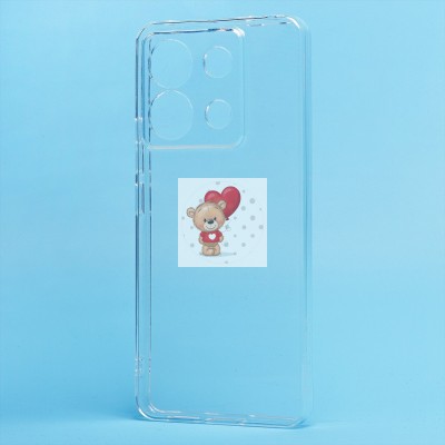 Чехол-накладка для Xiaomi Poco X6 5G (прозрачный) - Ultra Slim Чехол-накладка для Xiaomi Poco X6 5G (прозрачный) - Ultra Slim