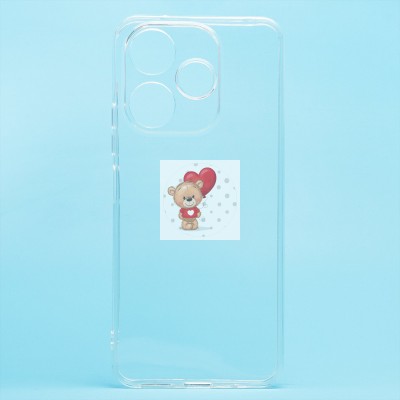 Чехол-накладка для Xiaomi Redmi 13 4G (прозрачный) - Ultra Slim Чехол-накладка для Xiaomi Redmi 13 4G (прозрачный) - Ultra Slim