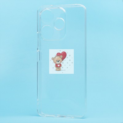 Чехол-накладка для Xiaomi Redmi 13 4G (прозрачный) - Ultra Slim