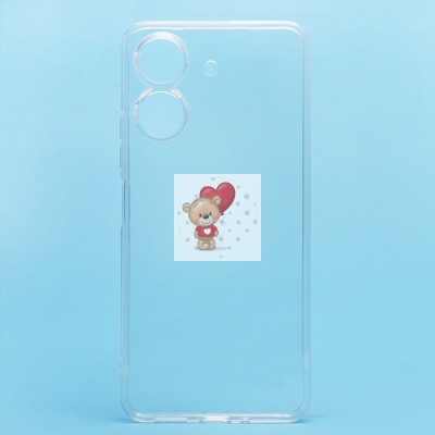 Чехол-накладка для Xiaomi Redmi 13C 4G (прозрачный) - Ultra Slim