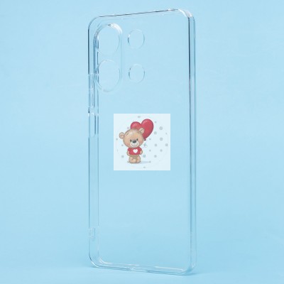 Чехол-накладка для Xiaomi Redmi Note 13 4G Global (прозрачный) - Ultra Slim Чехол-накладка для Xiaomi Redmi Note 13 4G Global (прозрачный) - Ultra Slim