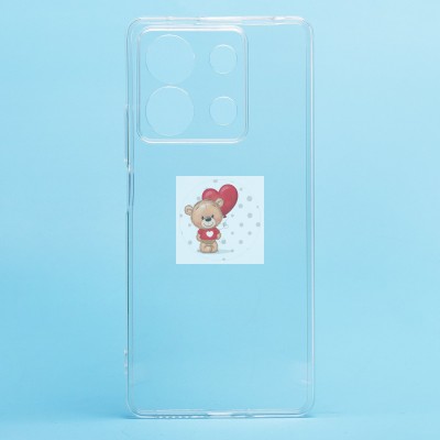 Чехол-накладка для Xiaomi Redmi Note 13 5G Global (прозрачный) - Ultra Slim