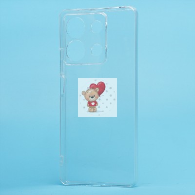 Чехол-накладка для Xiaomi Redmi Note 13 5G Global (прозрачный) - Ultra Slim