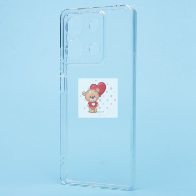 Чехол-накладка для Xiaomi Redmi Note 13 5G Global (прозрачный) - Ultra Slim