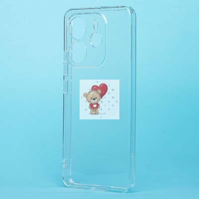 Чехол-накладка для Xiaomi Redmi Note 14 4G (прозрачный) - Ultra Slim