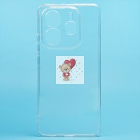 Чехол-накладка для Xiaomi Redmi Note 14 5G Global (прозрачный) - Ultra Slim