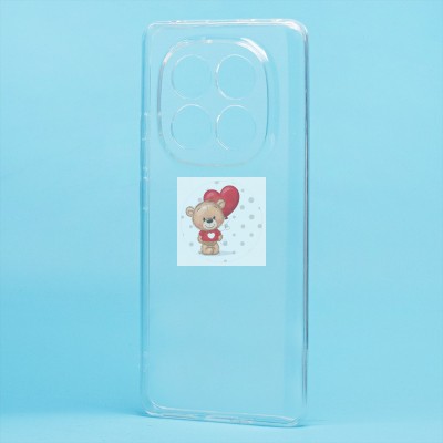 Чехол-накладка для Xiaomi Redmi Note 14 Pro 5G Global (прозрачный) - Ultra Slim