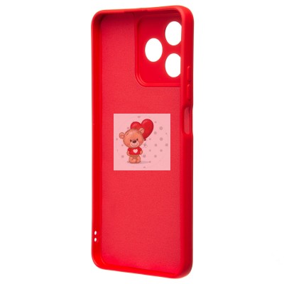 Чехол-накладка для Realme Note 50 (красный) Activ Activ Full Original Design