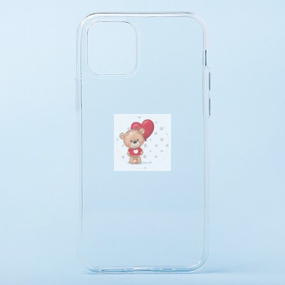 Чехол-накладка для Apple iPhone 11 Pro Max (прозрачный) Activ ASC-101 Puffy 0.9мм