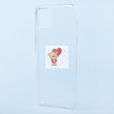 Чехол-накладка для Apple iPhone 11 (прозрачный) Activ ASC-101 Puffy 0.9мм