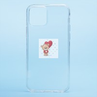 Чехол-накладка для Apple iPhone 12 (прозрачный) Activ ASC-101 Puffy 0.9мм