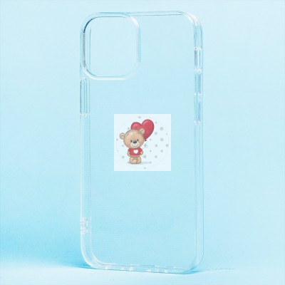 Чехол-накладка для Apple iPhone 13 mini (прозрачный) Activ ASC-101 Puffy 0.9мм