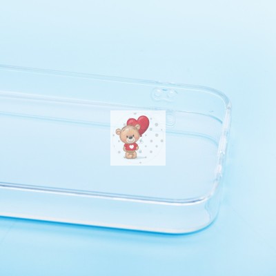 Чехол-накладка для Apple iPhone 13 mini (прозрачный) Activ ASC-101 Puffy 0.9мм