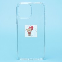 Чехол-накладка для Apple iPhone 13 Pro Max (прозрачный) Activ ASC-101 Puffy 0.9мм