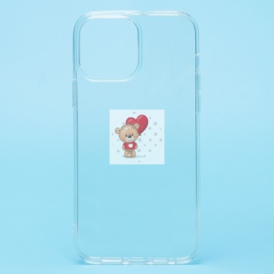 Чехол-накладка для Apple iPhone 13 Pro Max (прозрачный) Activ ASC-101 Puffy 0.9мм