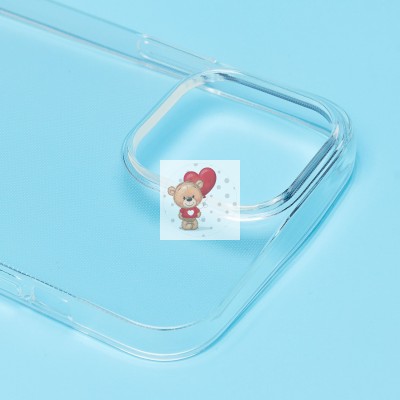 Чехол-накладка для Apple iPhone 13 Pro Max (прозрачный) Activ ASC-101 Puffy 0.9мм