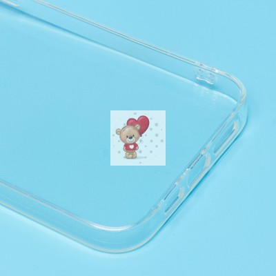 Чехол-накладка для Apple iPhone 13 Pro Max (прозрачный) Activ ASC-101 Puffy 0.9мм