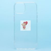 Чехол-накладка для Apple iPhone 13 (прозрачный) Activ ASC-101 Puffy 0.9мм Чехол-накладка для Apple iPhone 13 (прозрачный) Activ ASC-101 Puffy 0.9мм