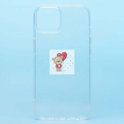 Чехол-накладка для Apple iPhone 13 (прозрачный) Activ ASC-101 Puffy 0.9мм Чехол-накладка для Apple iPhone 13 (прозрачный) Activ ASC-101 Puffy 0.9мм