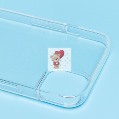 Чехол-накладка для Apple iPhone 13 (прозрачный) Activ ASC-101 Puffy 0.9мм Чехол-накладка для Apple iPhone 13 (прозрачный) Activ ASC-101 Puffy 0.9мм