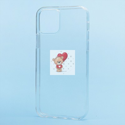 Чехол-накладка для Apple iPhone 14 Plus (прозрачный) Activ ASC-101 Puffy 0.9мм