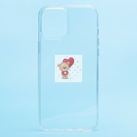 Чехол-накладка для Apple iPhone 14 Pro Max (прозрачный) Activ ASC-101 Puffy 0.9мм