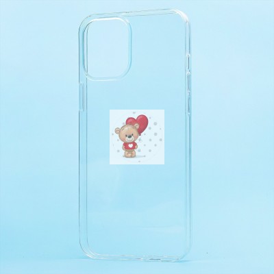 Чехол-накладка для Apple iPhone 14 Pro Max (прозрачный) Activ ASC-101 Puffy 0.9мм