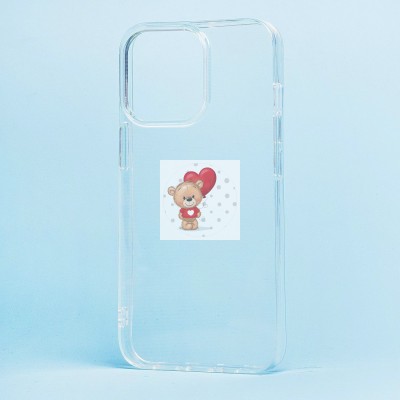 Чехол-накладка для Apple iPhone 14 Pro (прозрачный) Activ ASC-101 Puffy 0.9мм