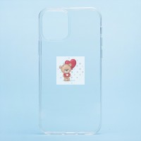 Чехол-накладка для Apple iPhone 14 (прозрачный) Activ ASC-101 Puffy 0.9мм